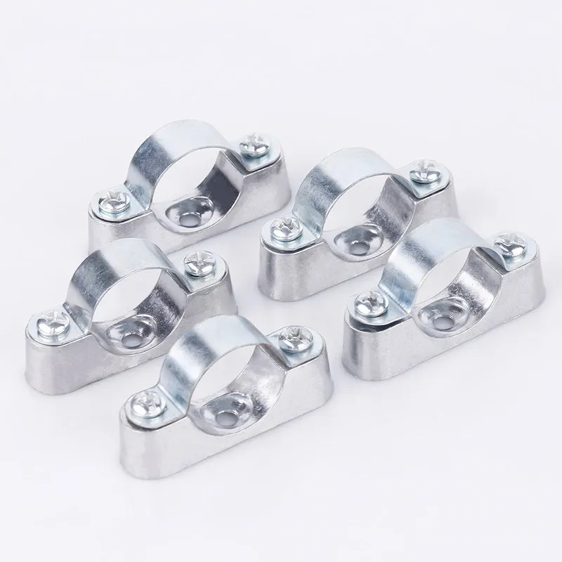 Pipe Clamp 5Pcs/Lot With Screw FromThe Wall Yards Away From The Wall Of The Card Saddle Card Galvanized By The