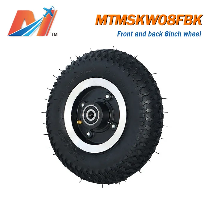 Maytech-ruedas neumáticas para bicicleta de montaña y monopatín, juego de neumáticos eléctricos todoterreno de 200x50mm y 8 pulgadas, 4 Uds.