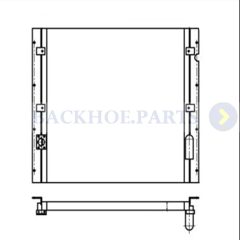 

Oil Cooler 1559445 for Caterpillar CAT E345B Excavator