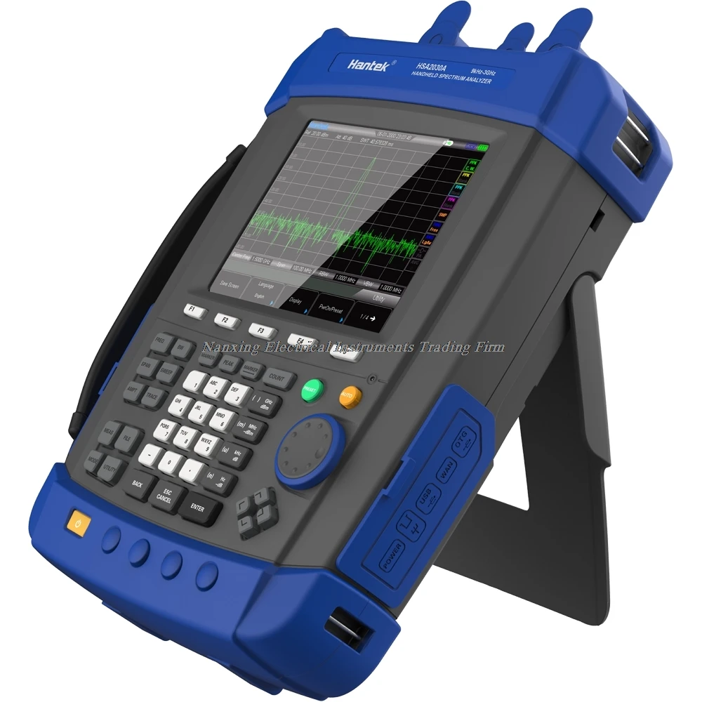 HSA2030A Handheld Digital spectrum analyzer Portable Field Strength Meter 9kHZ 3.2GHZ AC Coupled USB interface WIFI/LAN Optional