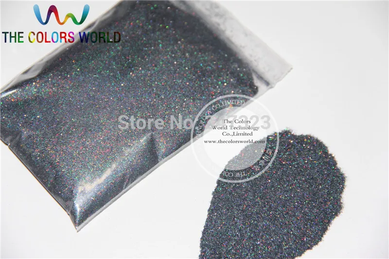 

Laser Holographic Light Black Color 0.1MM 004 Fine Glitter Crafts Soapmaking Tatto Spa Products Ultrafine 1 Lot =50g