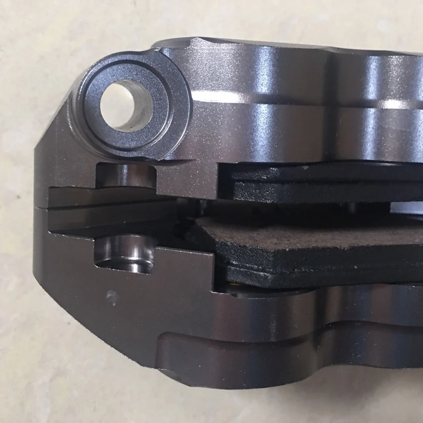 Pinça de freio universal para motocicletas yamaha, aerox, nitro, rsz, jog, bws, zuma, 50 rr + 200mm/220mm, pastilhas de freio