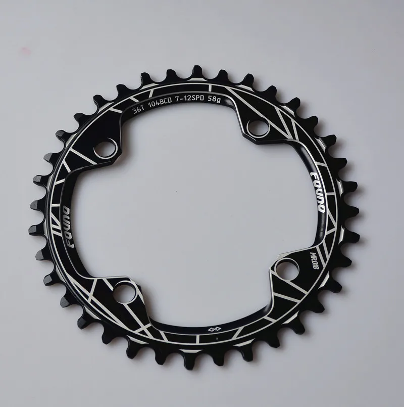 New Fovno bicycle Chain Wheel MTB Mountain bike crankset BCD104MM For 7-12 speed crank