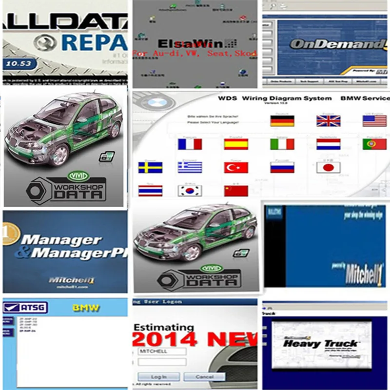 All data Repair Alldata 10.53 Vivid Workshop+Elsa+M.itchell Ondemand Ultramte Vivid Auto Software 36 in 1