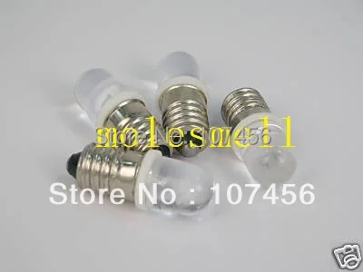 

Free shipping 5pcs white E10 3V Led Bulb Light Lamp for LIONEL 1447