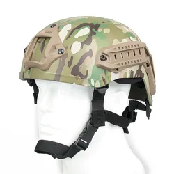 Tactical Airsoft Helmet With NVG Night Vision Mount And Side Rail Army Helmet For Outdoor Hunting Paintball Accessory PP9-0019