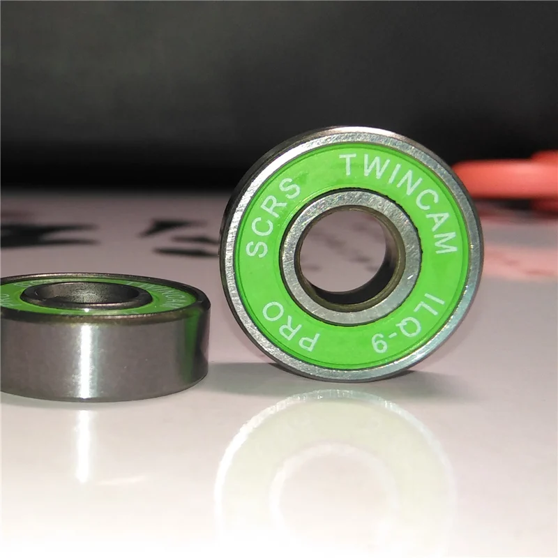 16 pieces Inline Skates Bearing Durable ILQ-9 Pro Dual Line Roller Skate Shoes Skateboard High Speed Skating 608 Box Case Spacer