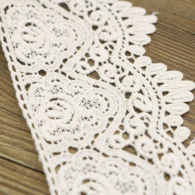 9cm 1yard  Voile Lace High Quality 100% Cotton Lace Fabric Free Shipping