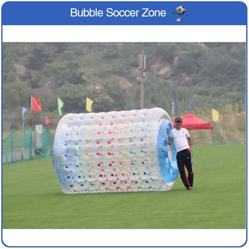 Free Shipping 2.4*2.2m Water Roller Inflatable Rollers Human Water Zorb ball Water Roller Ball Water Walking Ball