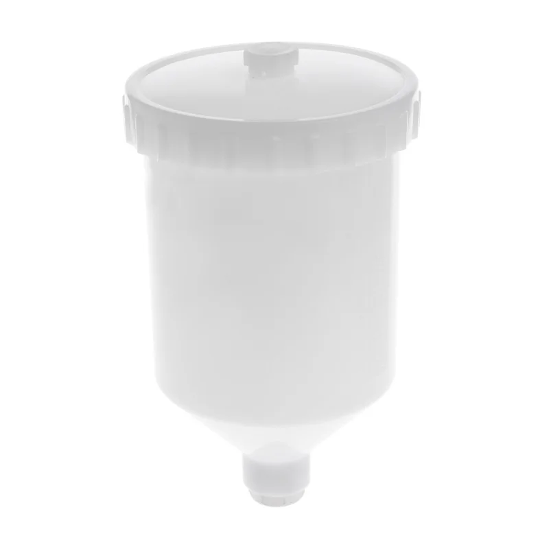 600ml Paint Sprayer Cup  Gravity Feed Paint Spray Auto Car Pot Plastic Paint Cup Male Thread Connector Durable