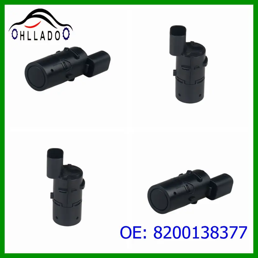 4PCS HLLADO NEW 8200138377 PDC Parking Sensor For Peugeot 307 308 Renault Citroen Aid Parking System Car Radar 8200138377