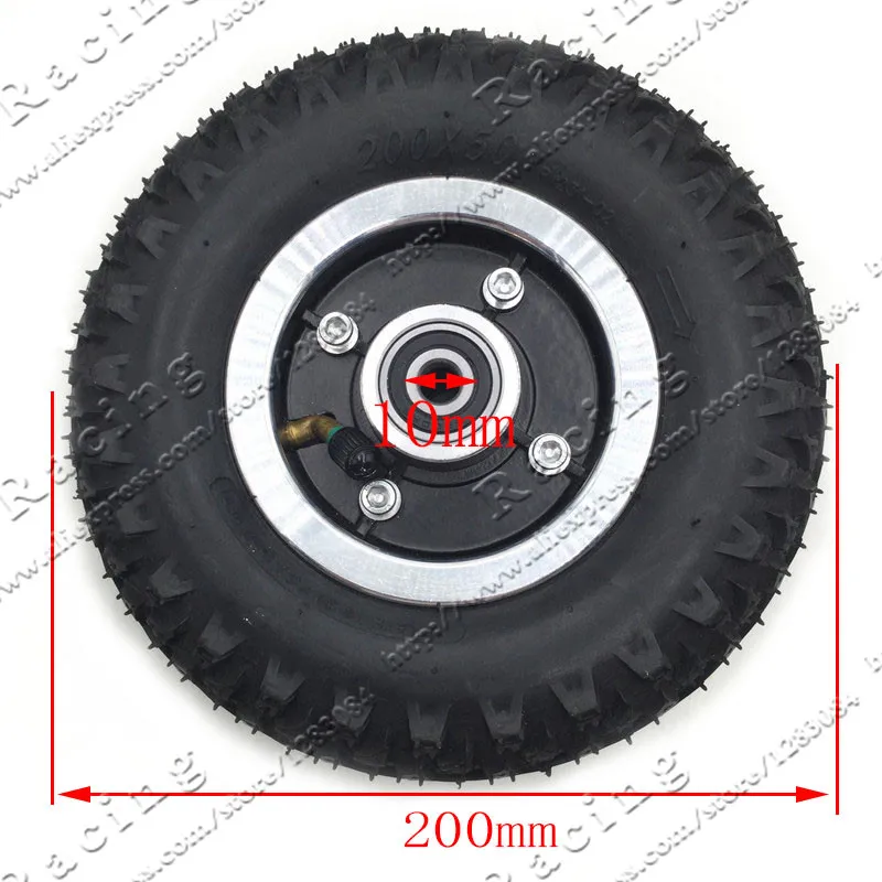 Tire and Inner Tube 200X50 Full Wheels Size 8X2\