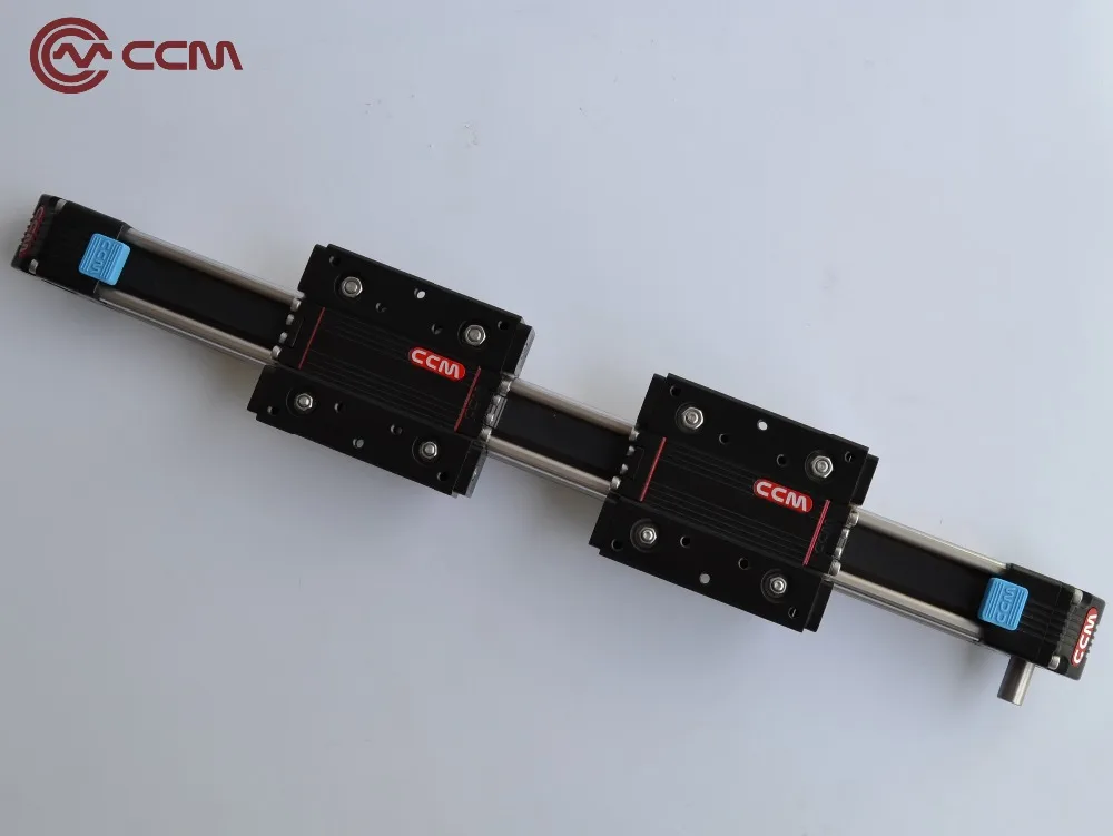 Two carriages linear guide rails 1000mm on sale