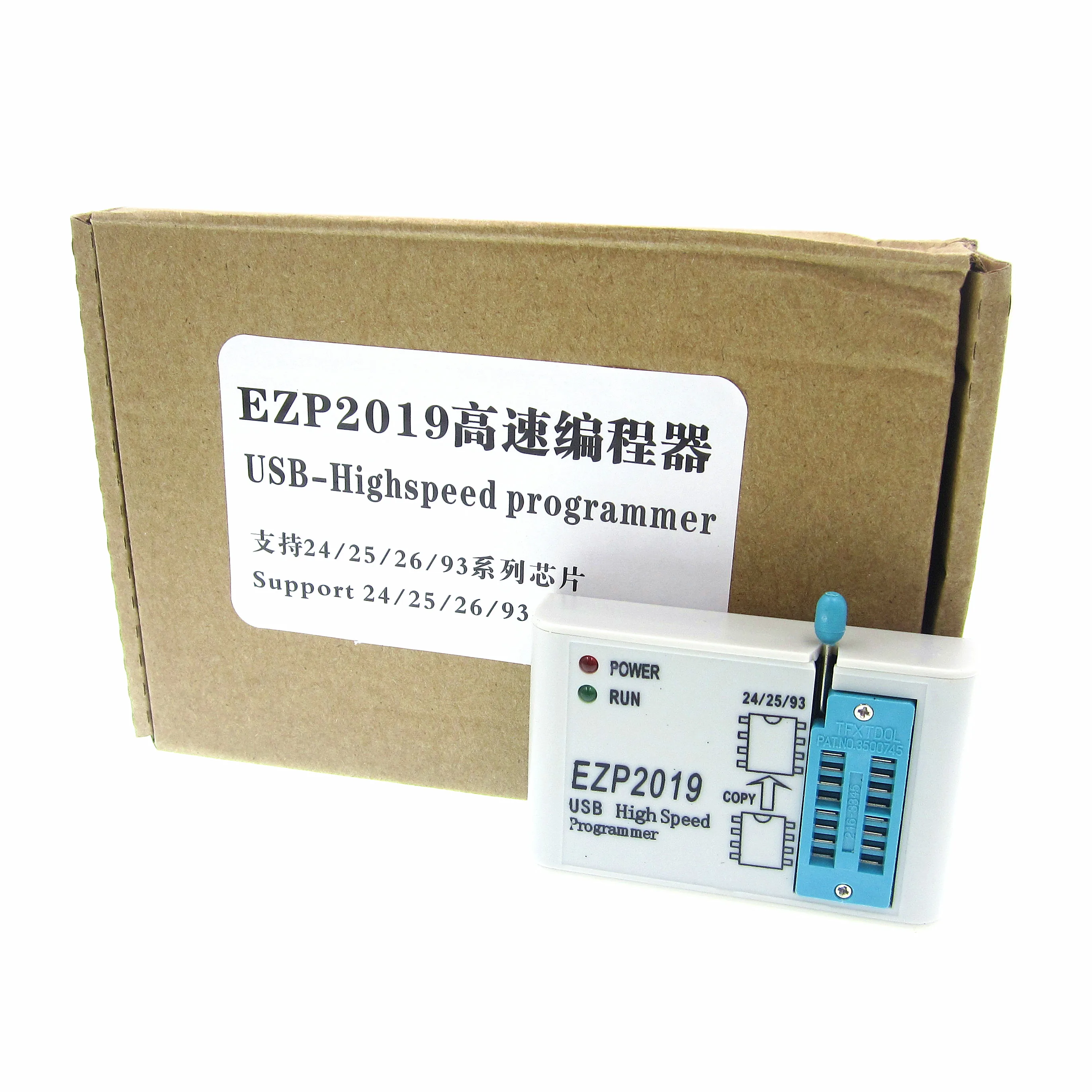 Factory Price! Newest Version EZP2019 High-speed USB SPI Programmer Support24 25 93 EEPROM 25 Flash BIOS Chip+5 Socket /+7 Sock