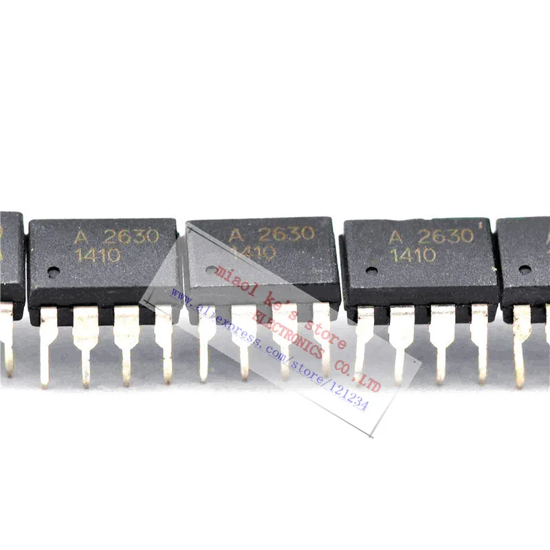 [10pcs/1lot]100%New original: HCPL-2630-000E HCPL-2630 A2630 - OPTOISO 3.75KV 2CH OPEN COL 8DIP