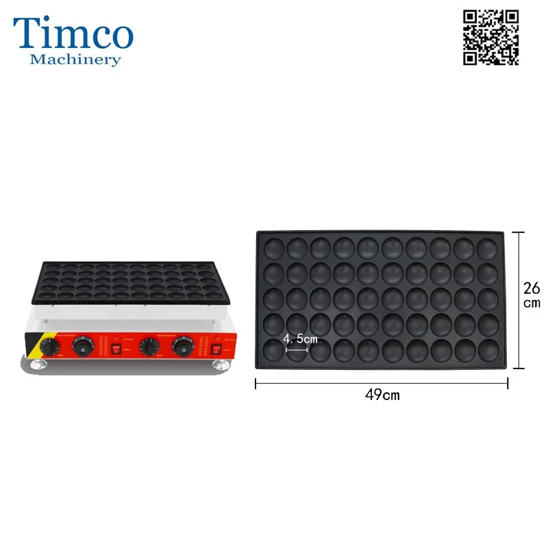 ماكينة صنع المافن تيمكو 50 فتحة إفطار كهربائي 220 فولت 110 فولت ماكينة صنع الفطائر دوراياكي شواية الوافل