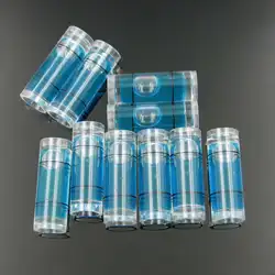 (100 Pieces/Lot) 8*22.5mm Acrylic Tubular Spirit Level Mini Cylinder Plastic Vial Water Level Indicator