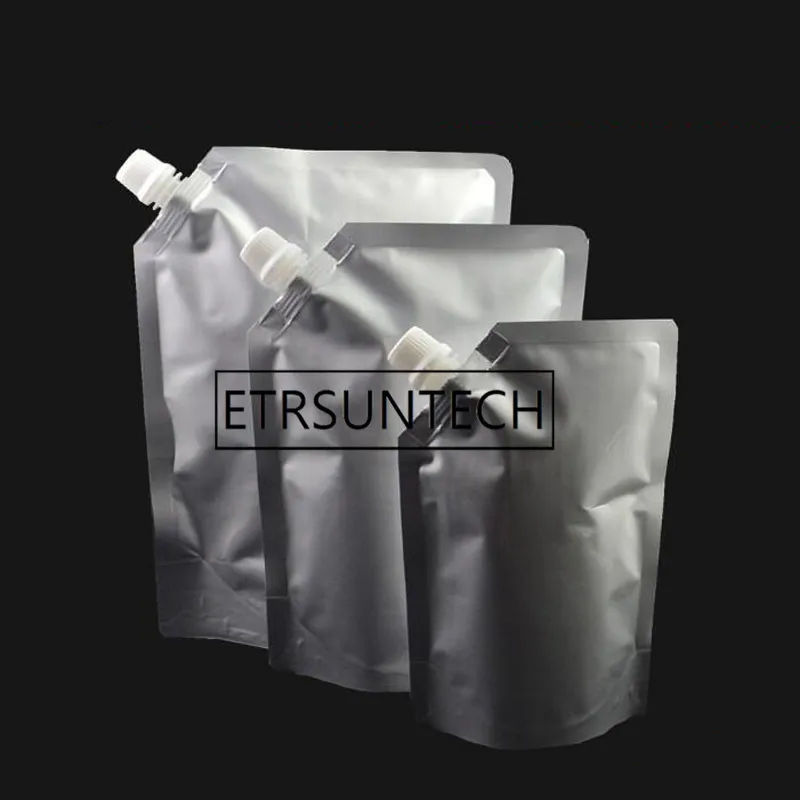 300Pcs/Lot Doypack Aluminum Foil Spout Pouch Bag For Drinking Liquid Storage Bag Jelly Milk Sauce Oil Stand Up