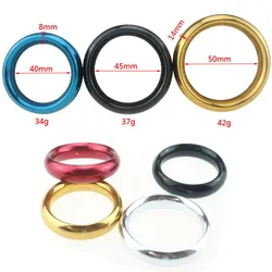 Anillos de Metal de aluminio para pene, anillos para pene, productos para adultos, retraso de la eyaculación, B2-25 sexual