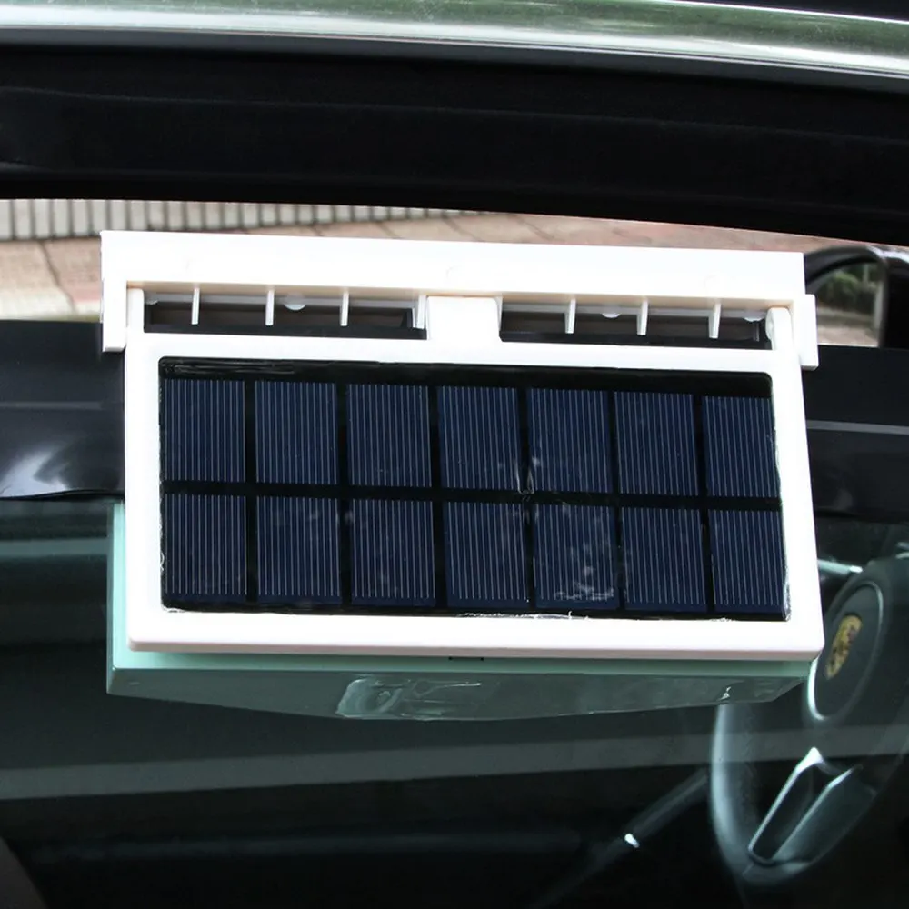 Car Window Auto Exhaust Fan Cooler Solar Powered Air Vent Cool Cooling Air Vent Conditioner Ventilator Radiator Cooling System