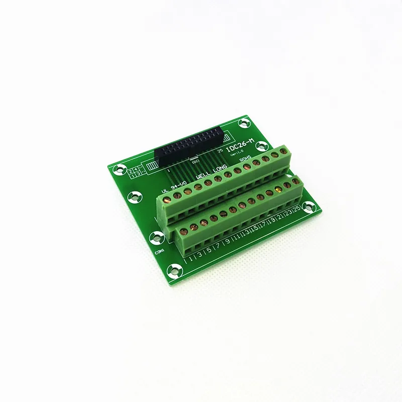 

IDC26 2x13Pins 2,54 мм Женский Заголовок Breakout Board, клеммный блок, разъем.