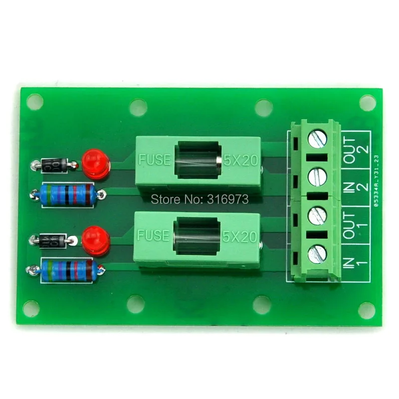 

2 Channel Fuse Board, with Fuse Fail Indication, for 100~250VAC.