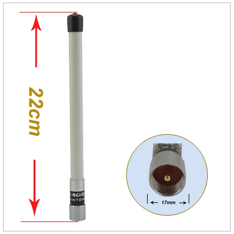 

NAGOYA NL-350 White 144/430MHz VHF/UHF Dual Band Fiber Glass Aerial Mobile Antenna Fiberglass for Car Mobile Radio Transceiver