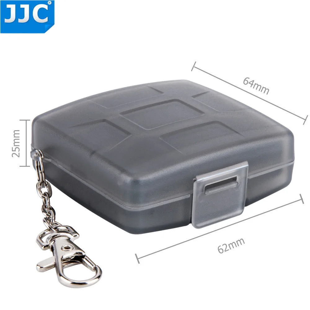 JJC المياه مقاومة حامل تخزين ذاكرة الكاميرا بطاقة حقيبة SD MSD 2 SIM مايكرو SIM نانو سيم بطاقات حالة