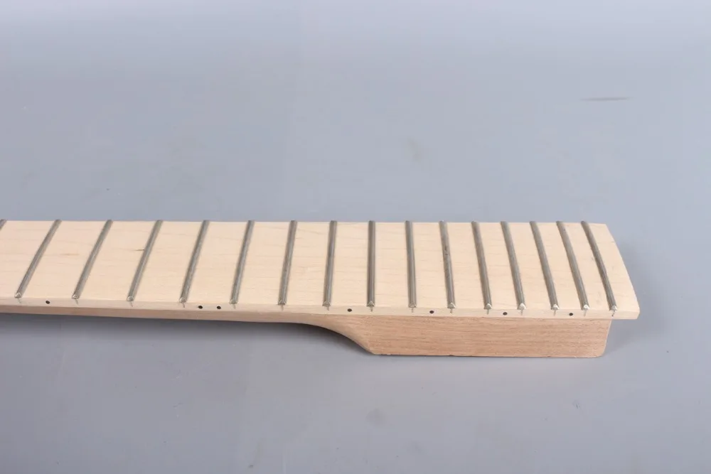 Yinfente Electric Guitar Neck 22 Fret 24.75 Inch Paddle Head Maple Fretboard Mahogany electric guitar replacement neck #D20