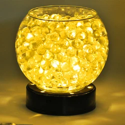 Super brilhante 4 polegada 10cm led base de luz coaster 9leds sob vaso centerpiece decoração iluminação para eventos festa casamento casa