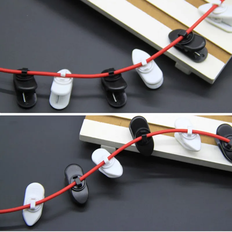 Clip de collier de câble d'écouteur, 15 pièces, support de pince à pince pour casque d'écoute, Clip de revers de fil