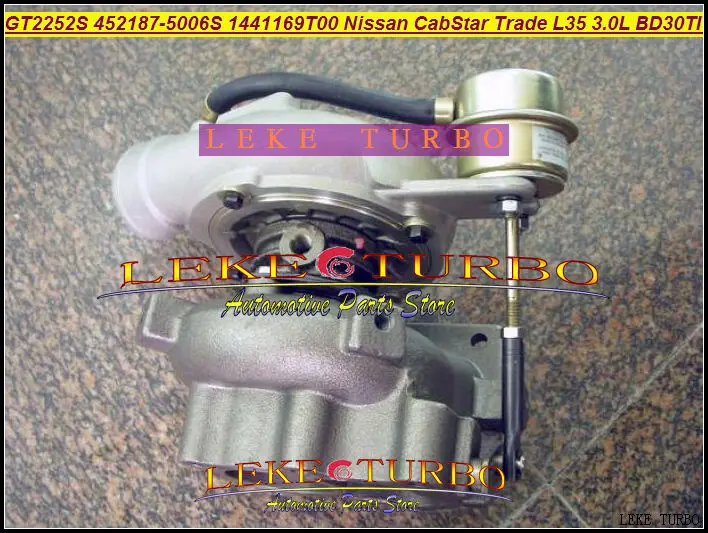 GT2252S 452187 709693-0001 14411-69T00 452187-5006S 452187-0006 Turbo For Nissan Light Truck CabStar Trade M100 L35 BD30TI 3.0L