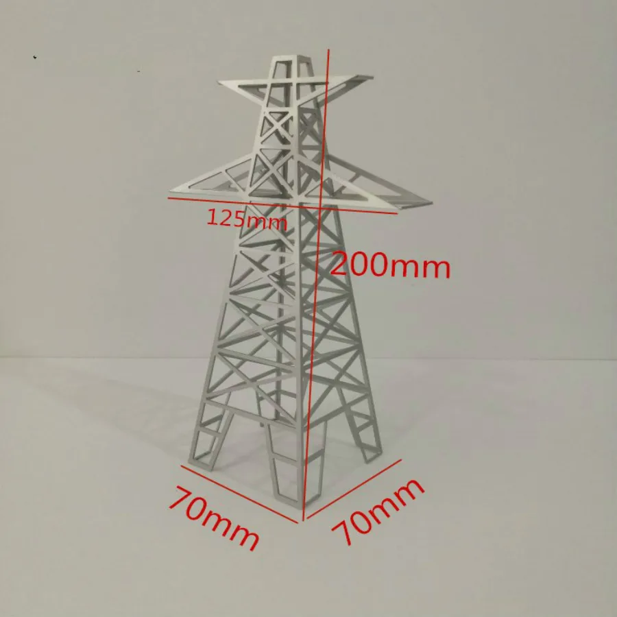 12cm 20cm piasek dysk Model skrzynia biegów pomoc dydaktyczna wieża pociąg Model na scenę wysokiego napięcia wieża elektryczna XDT