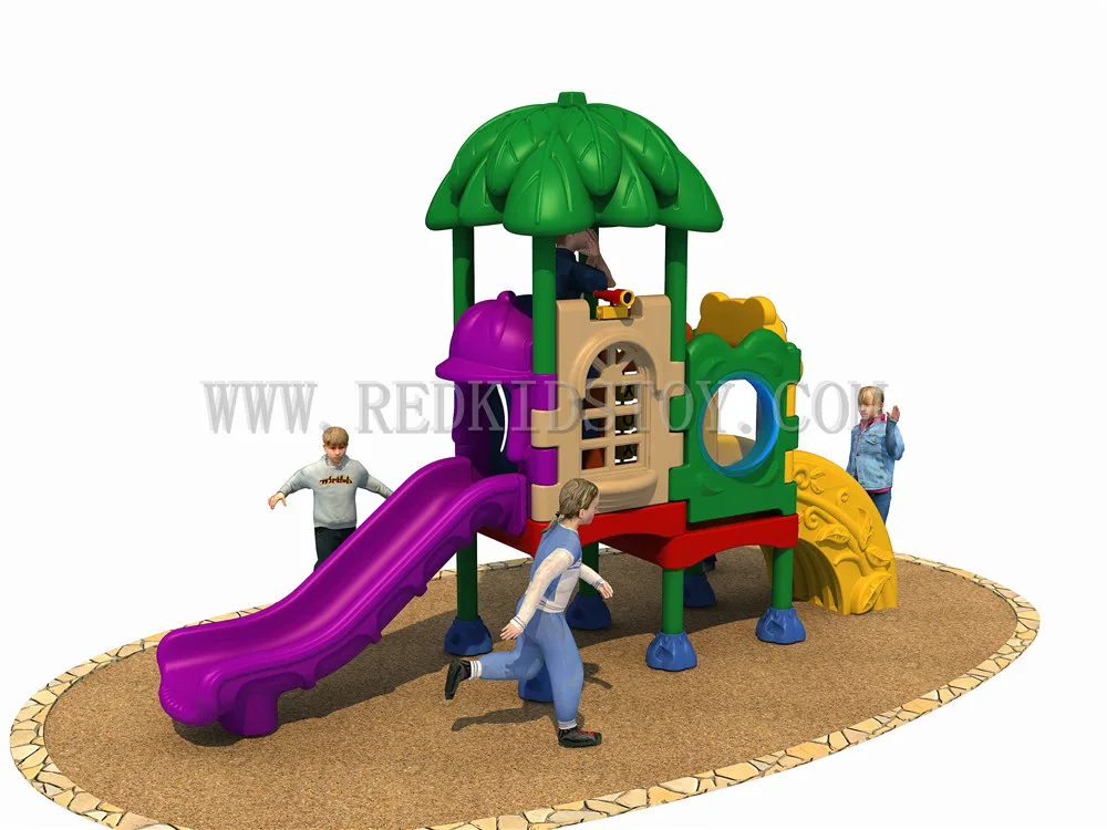 

Exported to Salvador Kids Plastic Playground CE Certified Plaza De Juegos HZ-ML165402