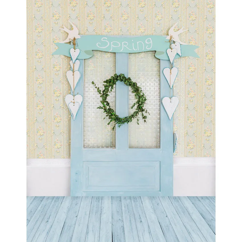 

LIFE MAGIC BOX Studio Backdrop Wreath Door Fondos De Estudio Fotografia Photoshoot Background S-2259