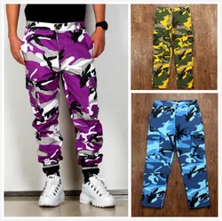 Camouflage Cargo Harem Pants 2022 Men Women Unisex Casual Streetwear Pockets Joggers Sweatpants Hip Hop Trouser Plus Size