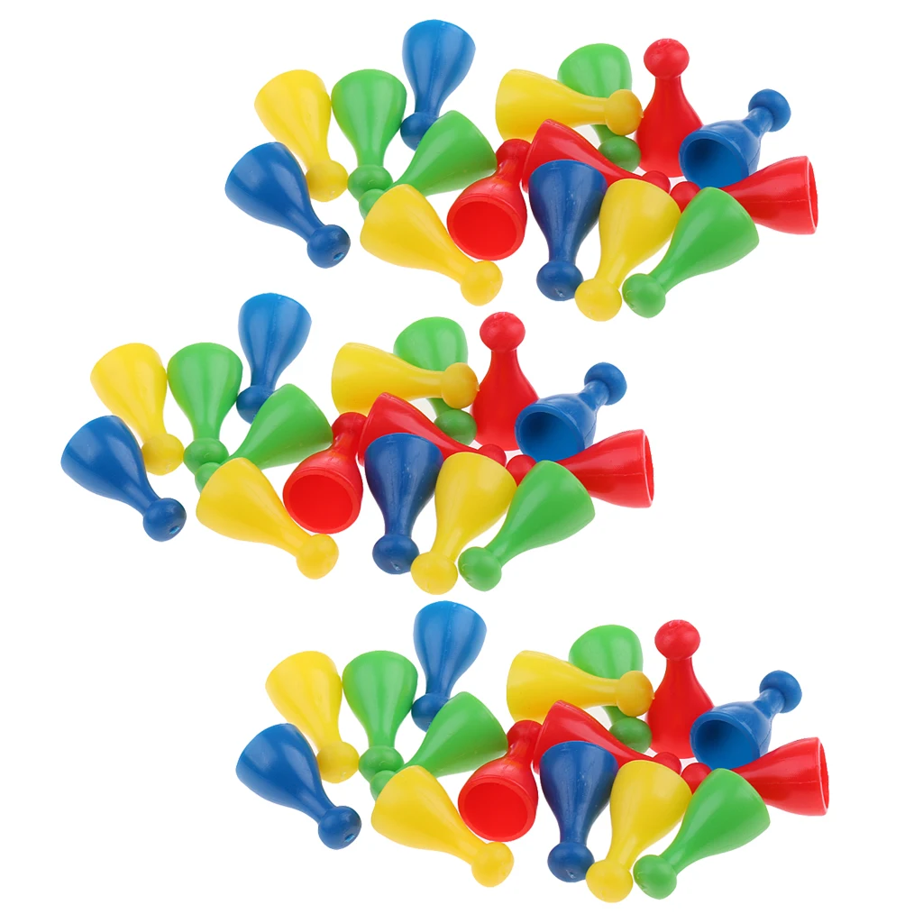 

Пластиковые шахматы в виде пешки, 48 шт., карточная игра, аксессуары для детей, детские игрушки, подарок на день рождения