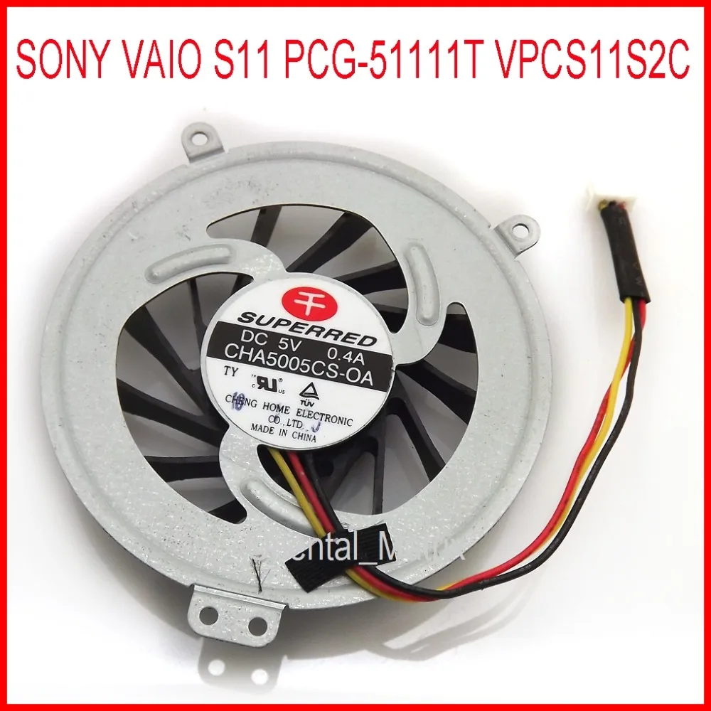 New CHA5005CS-OA DC5V 0.40A For SONY VAIO S11 PCG-51111T VPCS11S2C CPU Cooler Fan