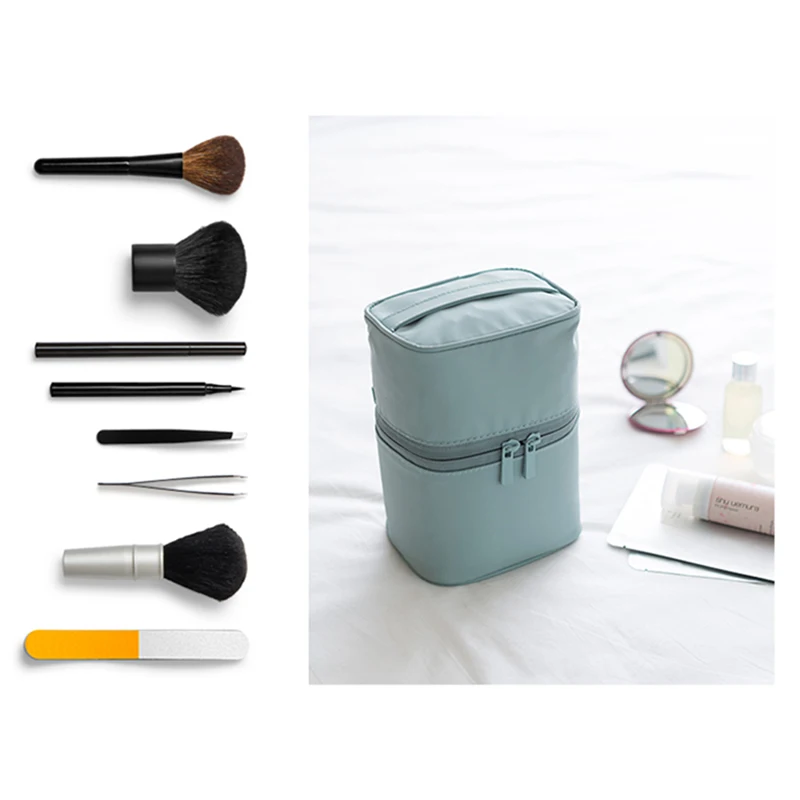 travel storage bag for make up organizer Cylindrical make up storage bag/cases makeup bag cosmetic cases organizer bags Bucket