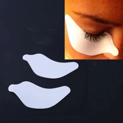 1Pair Silicone White Soft Under Eye Pad Patch Reusable Eyelash Extension Application Makeup Tool