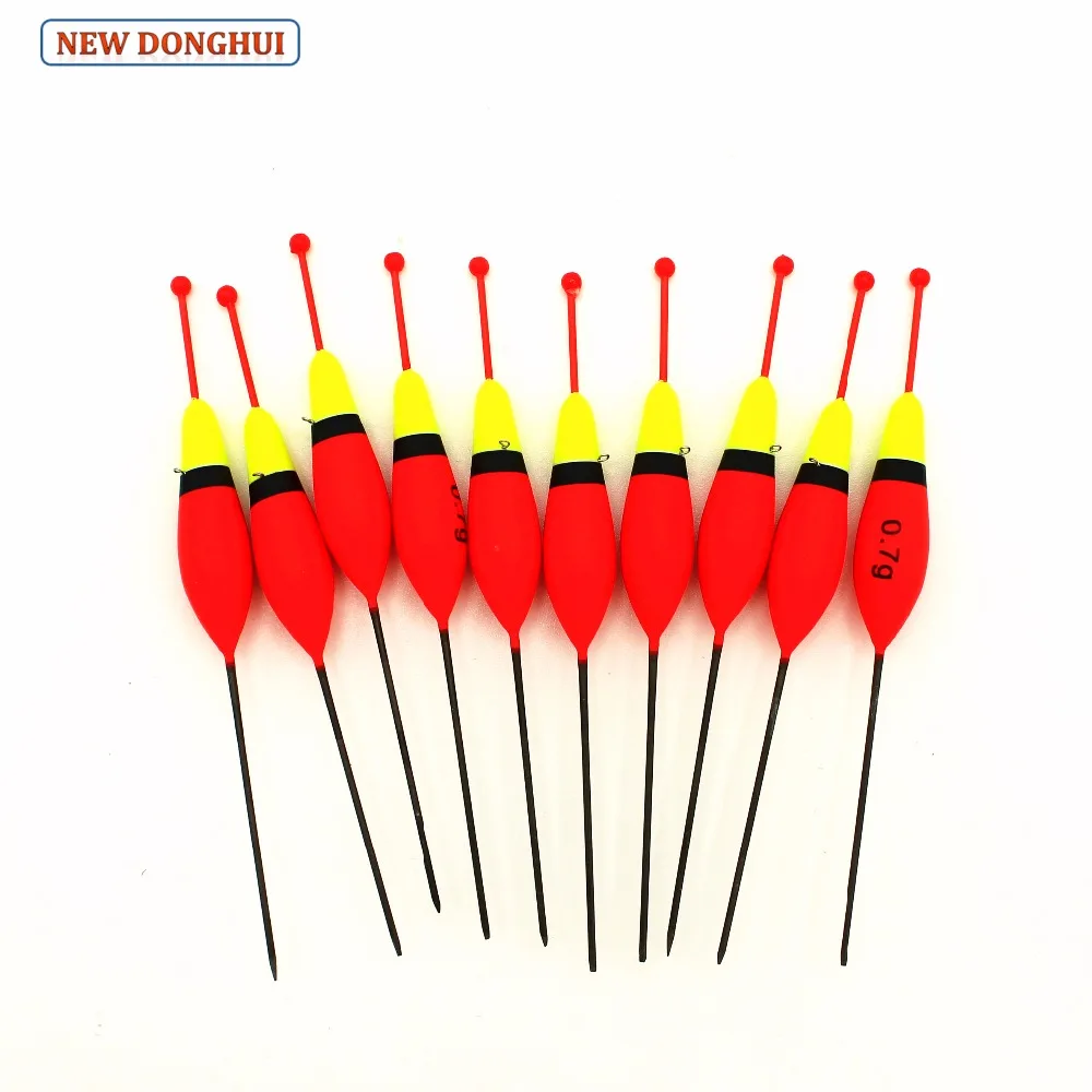 Newdonghui 10pcs/Pack Fishing Float Fishing Bobber Balsa Wood Material Buoyancy 0.7g Oem Factory Store 201196