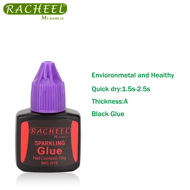 Racheel Pro 15g A Thickness Black Glue False Eyelash Glue Quick Dry No Stimulation Individual False Eyelash Extension Glue