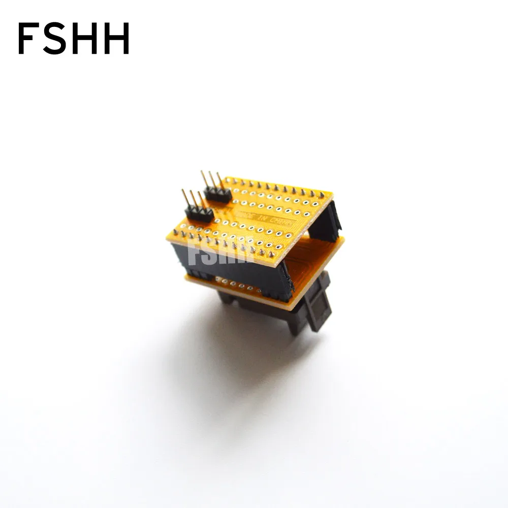 محول مبرمج FSHH QFN6 إلى DIP8, مهايئ WSON6 DFN6 MLF6 IC قالب اختبار = 0.65 مللي متر الحجم = 5 × 5 ملم