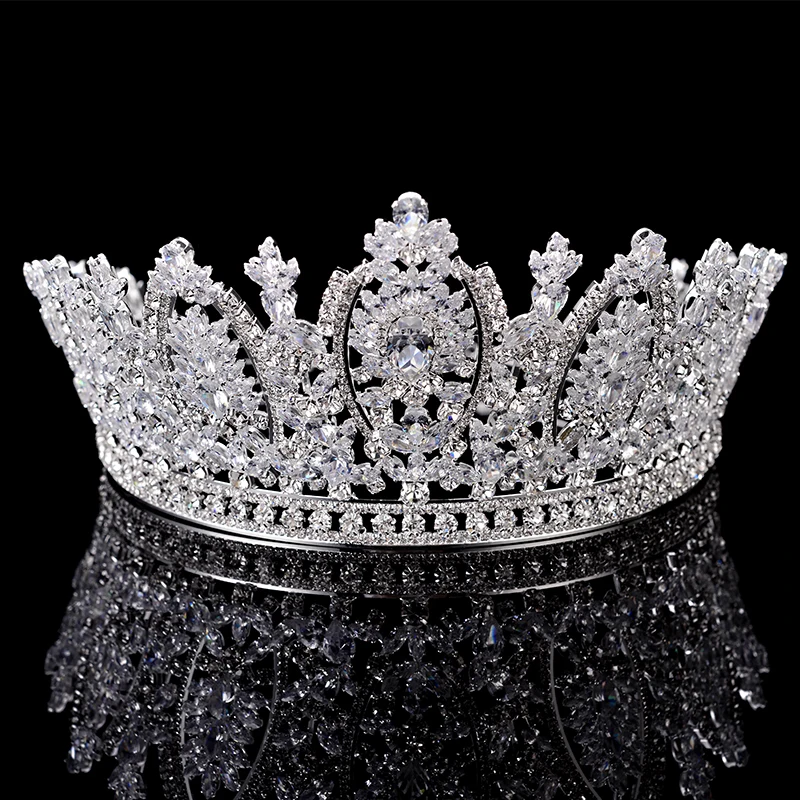 

Princess Crown HADIYANA Classic Design Elegant Wedding Bridal Hair Jewelry Tiaras And Crowns Women Zircon BC5069 Corona Princesa