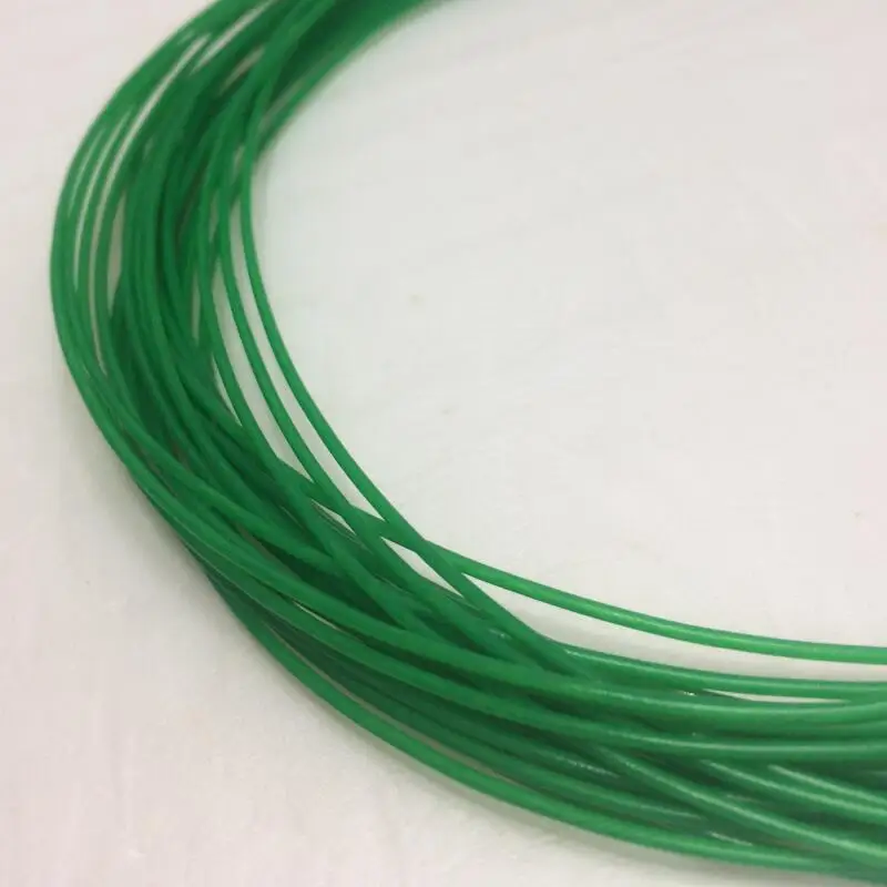 10 m/stk FANGCAN 1.20 MM/18 Gauge SEMI-GUT Nylon Squash String voor Squash Racket Groene Kleur