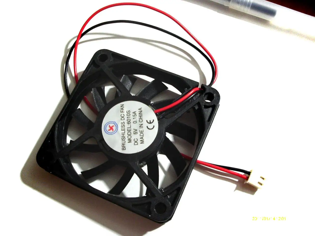 

1 pcs DC 6010S 60x60x10mm 5V 2 Wires Brushless DC Cooling Fan