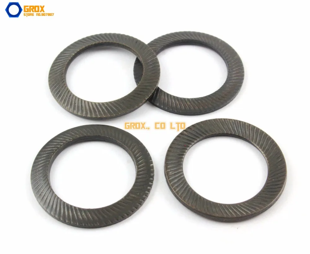 

20 Pieces M24 Flat Lock Washer Shakeproof Washer 8.8 Grade Alloy Steel