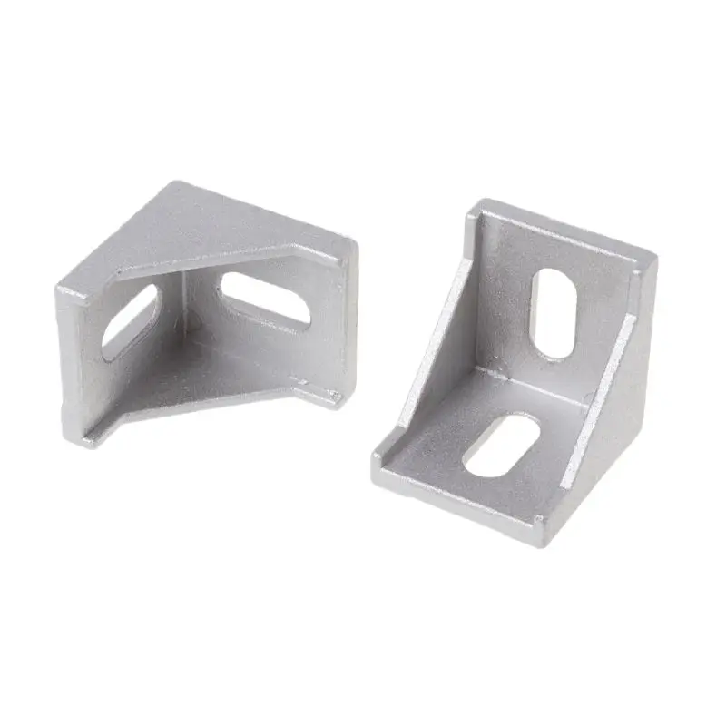 10Pcs/Set 4040 Befestigen Montage Winkel 40x40 L Stecker Aluminium Ecke Halterung Joint Brace