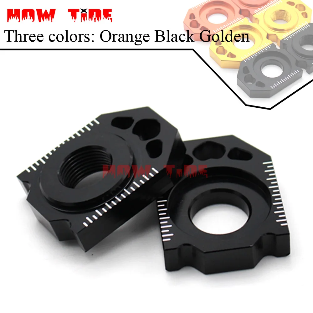 CNC Rear Chain Adjuster Axle Block For  85SX 2003-2014 125-450SX/SX-F/XC/XC-F 2012 125-300EXC/EXC-FXC-W/XCF-W 2000-2016