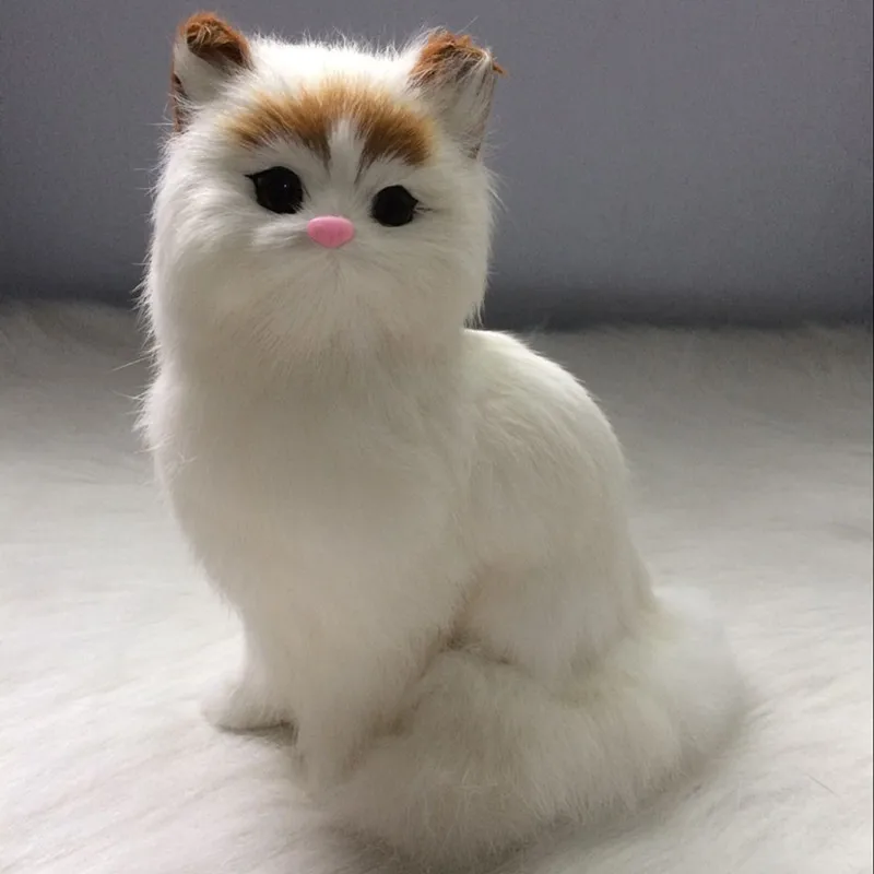 ZILIN Lifesize Simulated Cat Adorable Cat Children Cat Toy 17*24 cm